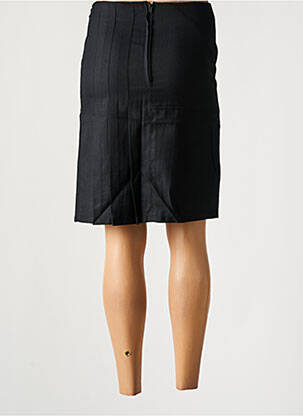 Jupe mi-longue coupe droite noir TIM BARGEOT femme