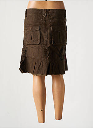 Jupe courte marron TEDDY SMITH femme