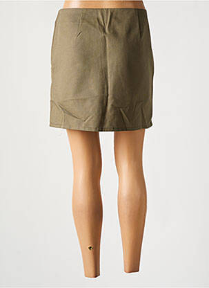 Jupe courte poches vert TIM BARGEOT femme