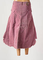 Jupe mi-longue rose CIMARRON pour femme seconde vue