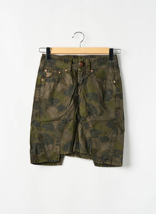 Jupe courte poches vert LOIS femme