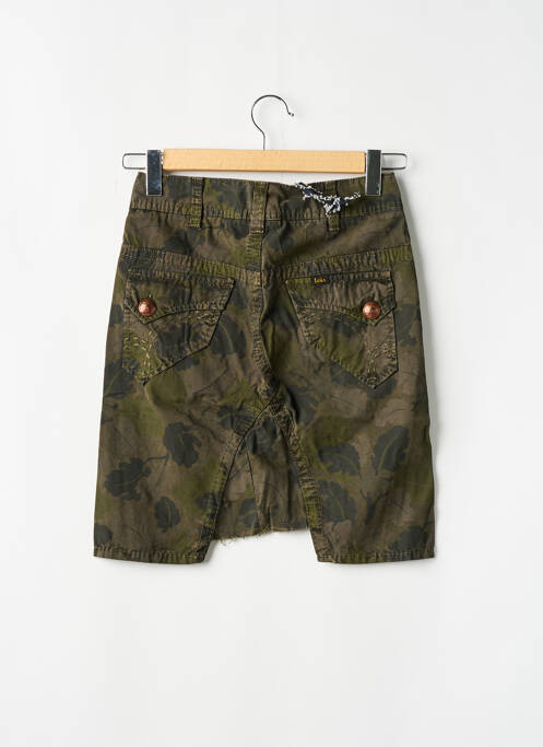 Jupe courte poches vert LOIS femme