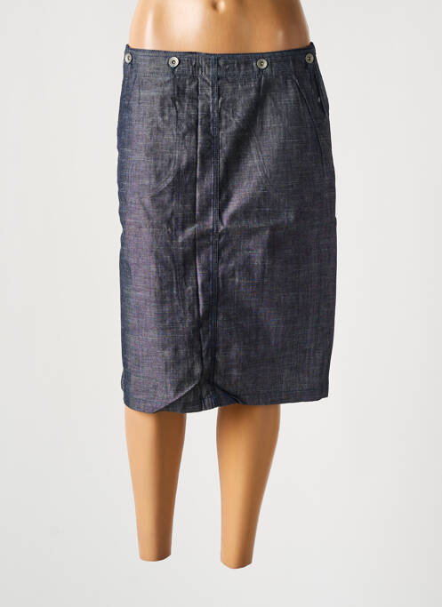 Jupe mi-longue stretch bleu TEDDY SMITH femme