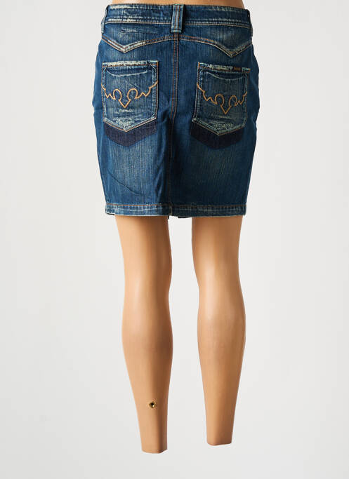 Jupe courte poches bleu TEDDY SMITH femme