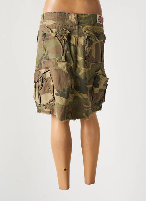 Jupe courte marron LE TEMPS DES CERISES femme