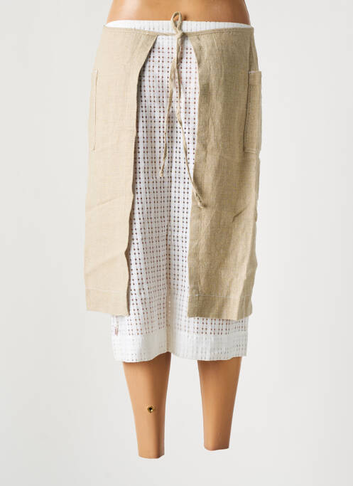 Jupe mi-longue beige MISS SIXTY femme