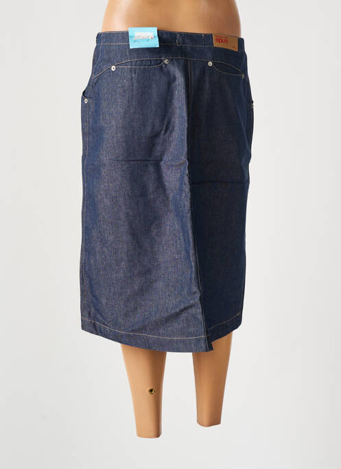 Jupe mi-longue bleu FREEDOM EPURE pour femme