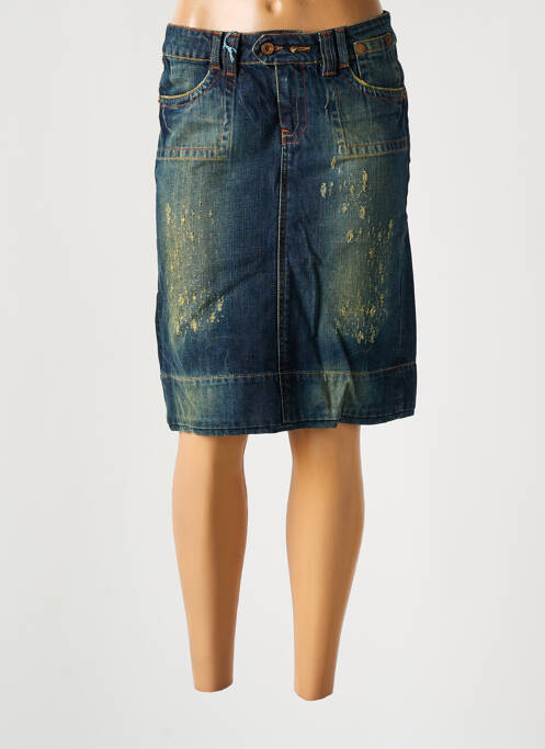 Jupe mi-longue bleu RWD pour femme