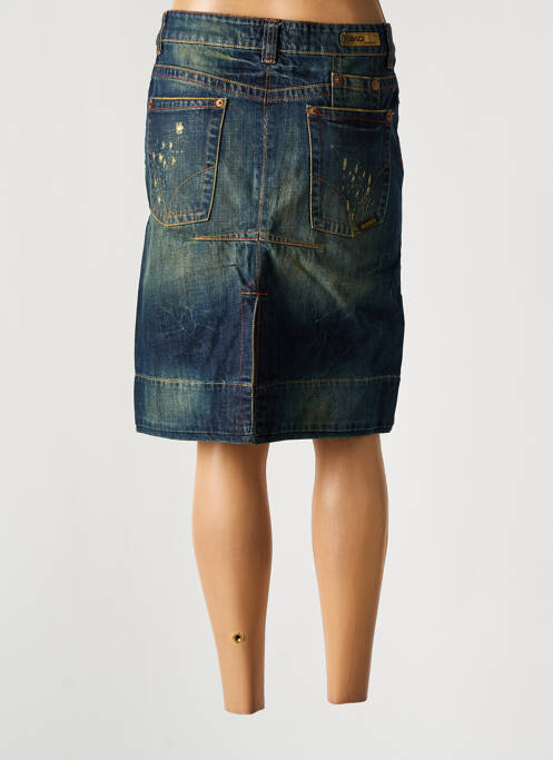 Jupe mi-longue bleu RWD pour femme