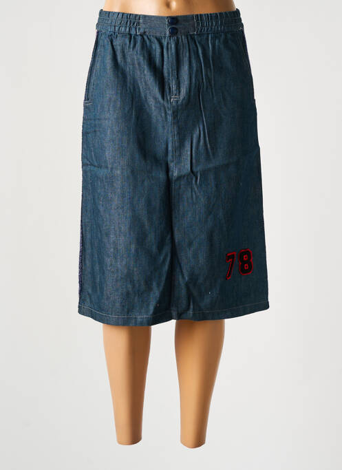 Jupe mi-longue bleu SCHOOL RAG pour femme