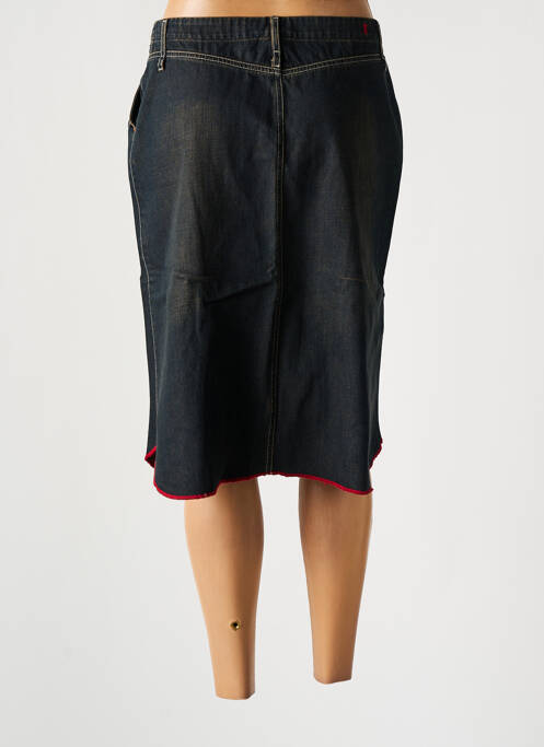 Jupe mi-longue bleu TEDDY SMITH pour femme