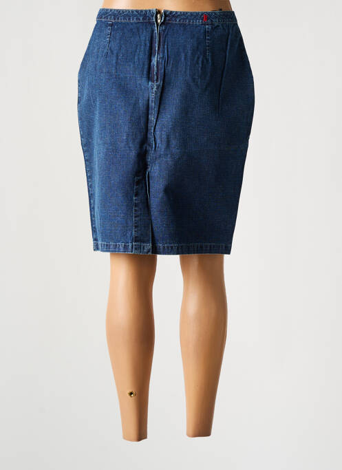 Jupe mi-longue bleu TEDDY SMITH pour femme