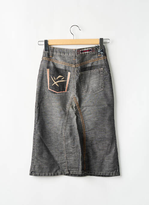 Jupe mi-longue gris TEDDY SMITH femme