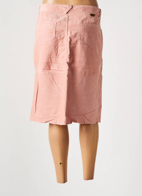 Jupe mi-longue rose 55 DSL pour femme