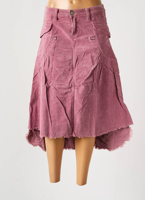 Jupe mi-longue rose CIMARRON pour femme