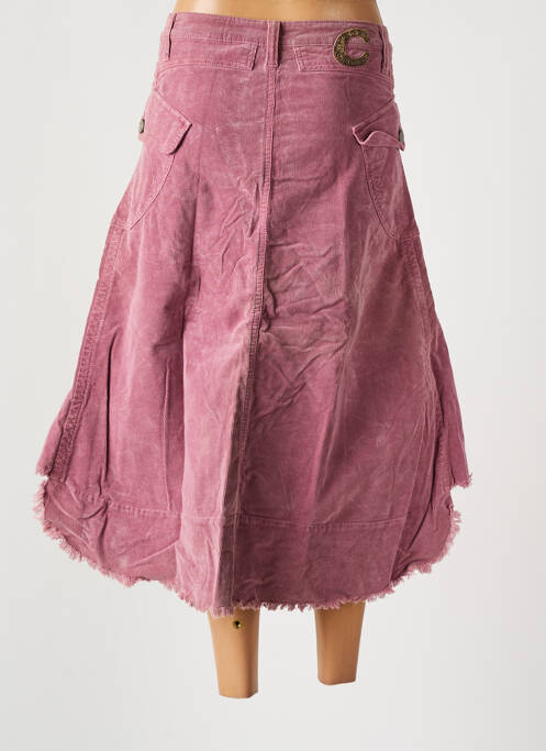 Jupe mi-longue rose CIMARRON pour femme