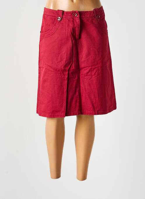 Jupe mi-longue rouge SESSUN pour femme