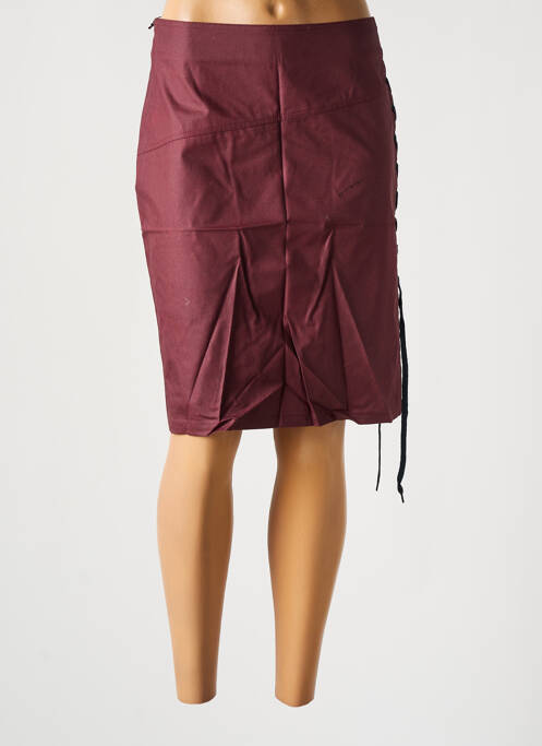 Jupe mi-longue rouge TORN pour femme