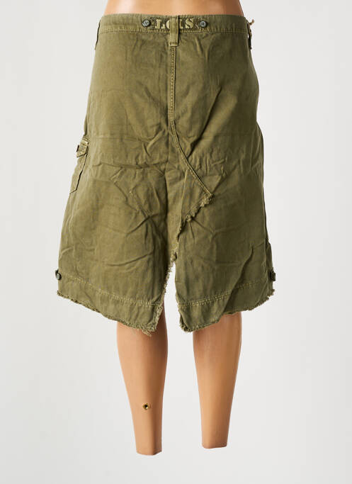 Jupe mi-longue vert LOIS femme