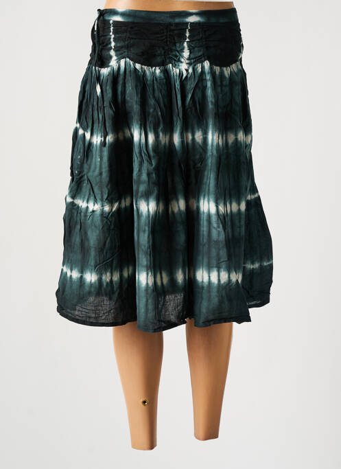 Jupe mi-longue vert UTTAM LONDON pour femme