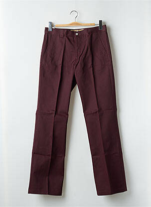 Pantalon chino poches taille normale violet FREEMAN T.PORTER homme