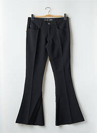 Pantalon flare taille normale taille normale noir FREEMAN T.PORTER femme