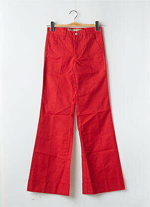 Pantalon flare taille normale taille normale rouge FREEMAN T.PORTER femme