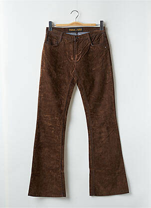 Pantalon flare stretch taille normale marron FREEMAN T.PORTER femme