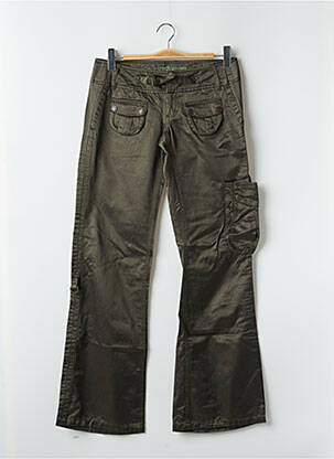 Pantalon flare taille normale taille normale vert FREEMAN T.PORTER femme