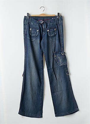 Pantalon cargo coupe droite taille normale bleu FREEMAN T.PORTER femme