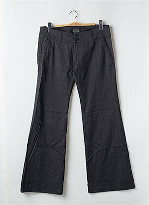 Pantalon droit tissage popeline taille normale noir FREEMAN T.PORTER homme