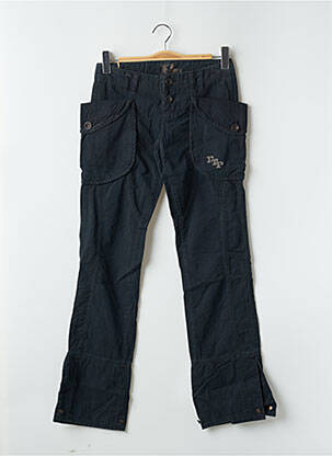 Pantalon cargo coupe droite taille normale noir FREEMAN T.PORTER femme