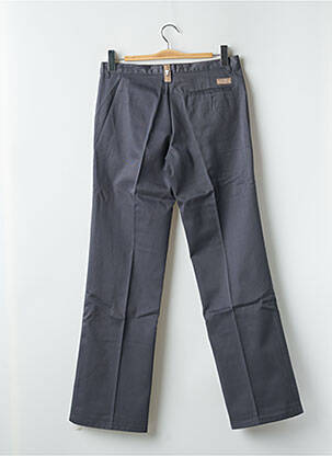 Pantalon droit fermeture zippée sous rabat boutonné taille normale gris FREEMAN T.PORTER femme