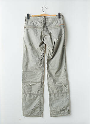 Pantalon droit tissage popeline taille normale vert FREEMAN T.PORTER femme