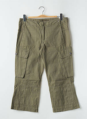 Pantacourt coupe droite taille normale vert FREEMAN T.PORTER femme