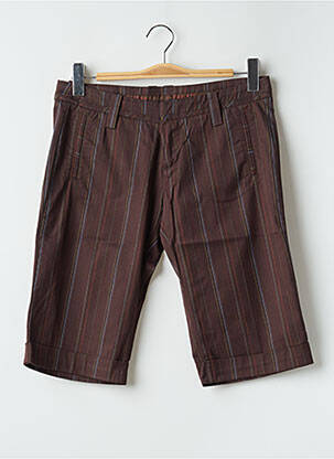 Bermuda taille à pinces taille normale marron FREEMAN T.PORTER femme