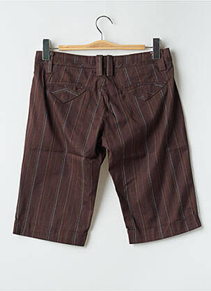 Bermuda taille à pinces taille normale marron FREEMAN T.PORTER femme