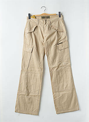 Pantalon cargo beige FREEMAN T.PORTER pour femme