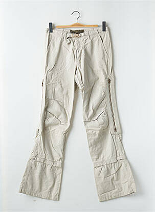 Pantalon cargo beige FREEMAN T.PORTER pour femme