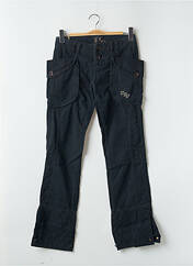 Pantalon cargo noir FREEMAN T.PORTER pour femme seconde vue