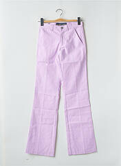Pantalon flare violet FREEMAN T.PORTER pour femme seconde vue