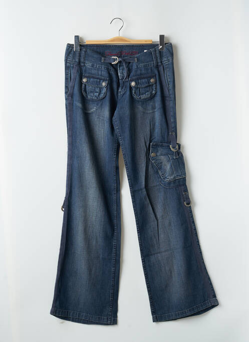 Pantalon cargo bleu FREEMAN T.PORTER pour femme
