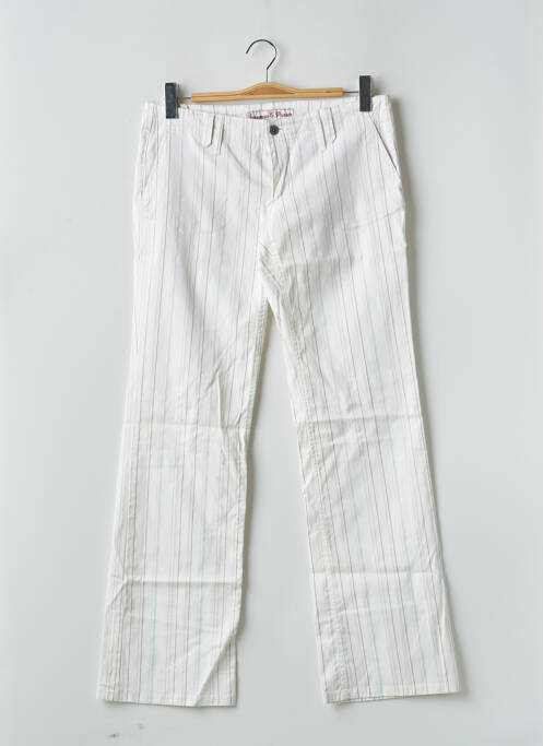 Pantalon droit blanc FREEMAN T.PORTER pour femme