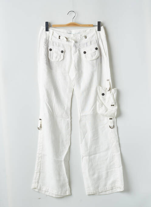 Pantalon droit blanc FREEMAN T.PORTER pour femme