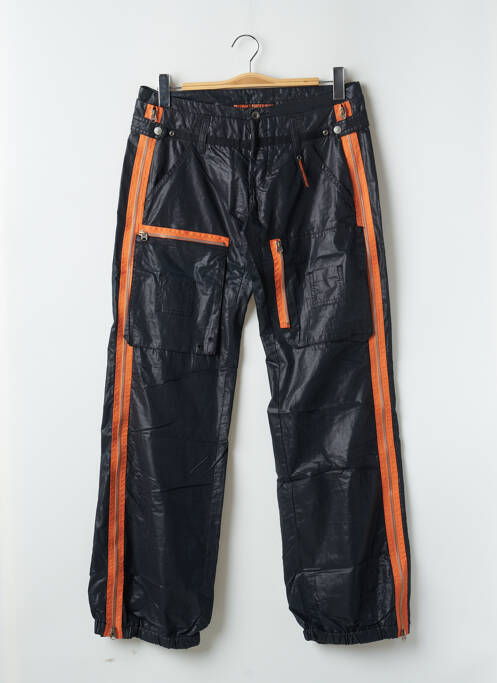 Pantalon droit noir FREEMAN T.PORTER pour homme