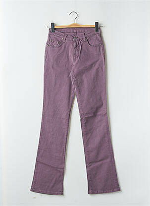 Jeans bootcut taille haute taille haute violet CIMARRON femme