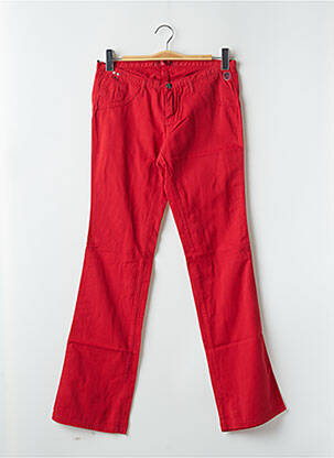 Jeans bootcut poches taille basse rouge CIMARRON femme