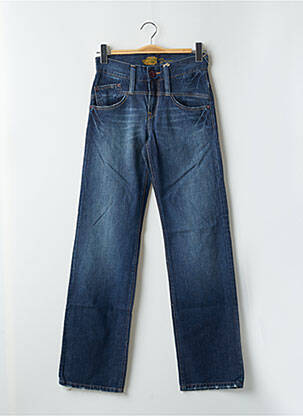 Jeans coupe droite stretch taille normale bleu RWD femme