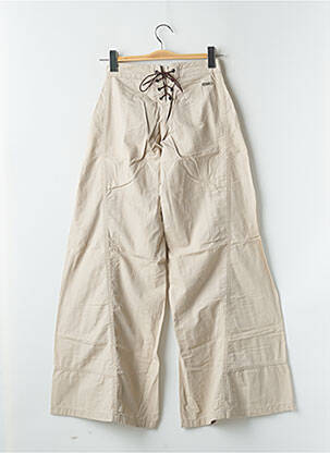 Pantalon flare taille normale taille normale beige RWD femme
