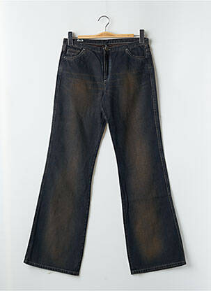 Jean coupe flare stretch taille basse bleu RWD femme